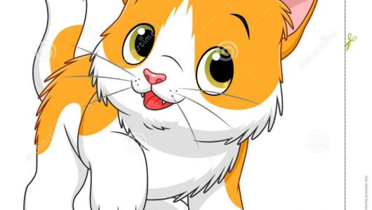 cartoon-bicolor-kitten-cute-kittens-series-93785501